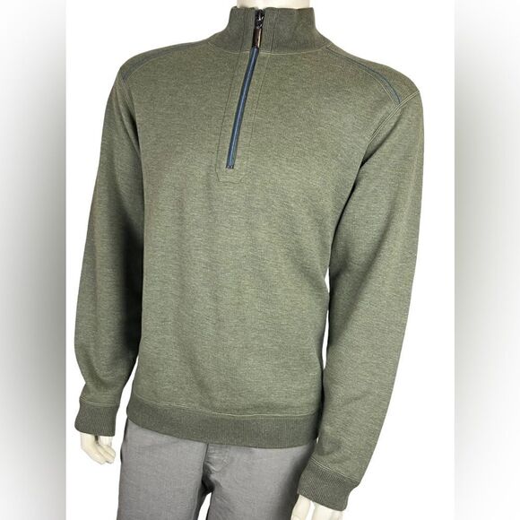 Tommy Bahama Flipshore 1/2 Zip Reversible Sweatshirt Excellent Condition XL - Picture 3 of 11